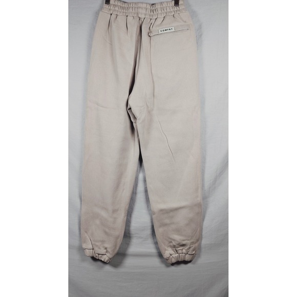 Comfrt Travel Essentials Sweatpants Bark Tan XS KJHU48 Heavyweight Joggers - Picture 3 of 14